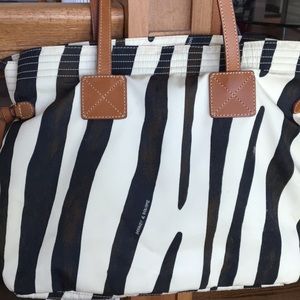 Dooney and Bourne zebra purse